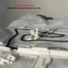 Detail reliéfu 3D modelu okruhu Red Bull Ring s kopcami Štajerska